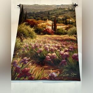 Iris splendor Marcelo Silva Tapestry 70inx 47im